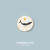 Broche Ballena Alce para Hombre y Mujer Lindo Insignia Japonesa Pin de Dibujos Animados Hebilla Trendy Personalizado Sencillo Accesorios Combinables