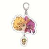 Llavero Acrílico de Anime JOJO's Wonderful Adventure Joruno Bruno Colgante Doble Cara Joyería Creativa