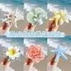 Pasador de Flor para Mujer, Accesorio para el Cabello Atmosférico, Accesorio de Playa, Pinza para el Cabello Estilo Vacaciones, Adorno de Flor para el Cabello, Pinza para Foto de Viaje