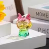 Enfeites de Zodíaco de Vidro Cristal 12 Signos Conjunto Bonecos Criativos Enfeites de Mesa Decorações de Sorte Dragão e Serpente