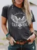 Aliexpress Transfronteiriço Emery Rose Feminino Casual Simples Águia Ocidental Pat