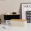 Caja de Almacenamiento de Escritorio, Caja de Enchufe Organizadora Grande, Caja a Prueba de Polvo, Organizador de Cables, Caja para Cables, Caja Organizadora de Plástico para el Hogar con Tapa