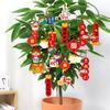 Decoraciones de Ambiente de Año Nuevo Planta Verde de Año Nuevo Árbol en Maceta Colgante Sala de Estar Año de la Serpiente Linterna Pequeña Colgante de la Fortuna 2025
