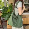 Bolsa de Tote Retro Japonesa para Mujer Otoño 2026 Nuevo Felpa de Gamuza Gran Capacidad Versátil para Viajes Diarios Bolso de Hombro