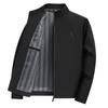 Chaqueta con cuello alto para hombre de alta gama 2025 Otoño Nueva para mediana edad y personas mayores Papá Color liso Casual de negocios Resistente al viento
