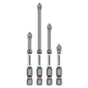 Taladro de Impacto Bosque Verde con Brocas Magnéticas Fuertes, Brocas Phillips, Juego de Destornilladores Ultra-Duros, Kit de Destornillador Eléctrico Antideslizante