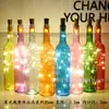 Decoración de Barra para Botella de Vino Tinto Luminosa Personalizada Botella LED Botella de Vidrio Luminosa Botella Estrella Tapón de Botella Cadena de Luces Botella de Vino Tinto Vacía