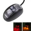 Luz lateral LED âmbar para caminhão, especial para Austrália, pisca, vermelha e amarela, 10-30V, 2 piranhas brilhantes