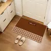 Felpudo de Alfombra para Puerta de Entrada para Uso en el Hogar, Imitación Lino con Base de Goma, Felpudo Antideslizante, Felpudo Resistente a Manchas, Alfombra Anti-Sisal al por Mayor