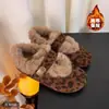 Zapatos Birkenstock Planos Retro para Mujer 2026 Nuevo Estilo Invierno Más Terciopelo Cálidos Botas de Nieve Zapatos de Piel sin Cordones
