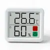 Cx-0813 Termómetro Delgado Pantalla Grande Medidor de Temperatura y Humedad Termómetro Blanco Simple Termómetro para el Hogar