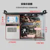 Chasis de Control Industrial 2U Personalizado de Fábrica Profundidad 300 mm Switch de Enrutamiento Suave Carcasa de Amplificador de Potencia Entrega Rápida y Calidad Recomendadas