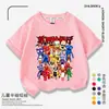 Camiseta de Manga Corta para Niños Estilo Verano Nuevo Pizzy's Parlor Tops de Moda para Niños Mayores