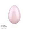 Ovo de Pedra Gema de Cristal Natural 30mm Transfronteiriço Ornamento Criativo de Decoração de Ovo de Páscoa Pedra Natural Bruta