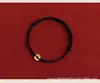 Pulseira de Fio Vermelho Trançado com Moeda de Cobre dos Cinco Imperadores para Boa Sorte no Ano de Nascimento, Pulseira de Casal, Presente Fashion e Versátil, Joia de Amuleto da Sorte