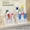 Pomada Silicone Armazenamento Caneta Ondulada Lápis de Sobrancelha Maquiagem Cuidados com a Pele Pomada Compartimento de Mesa Armazenamento Vertical