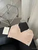XIA'X Verão Menina Estilo Francês Desejo Puro Cor Contrastante Decote V Sem Fio Renda Costas Bonitas Sutiã Tubinho Costas Bonitas Roupa Íntima