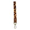 Flor da planta Margarida pulseira de poliéster espessa impressa leopardo grosso impressão certificado corda curta do telefone móvel