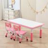 Mesa de jardim de infância, mesa infantil elevatória para aprendizado, mesa de grafite, mesa de madeira, mesa artesanal, mesa de desenho, mesa de jogos e cadeira.
