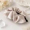 Elásticos de Cabelo com Strass Cruzados Europeus e Americanos, Scrunchies, Faixas de Cabelo de Alto Padrão, Acessórios de Cabelo Estilo Coreano para Mulheres, Elásticos para Rabo de Cavalo, Tendência Quente
