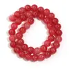Pulseira Colar Brincos de Contas Redondas Florais Coloridas de Vidro Contas Soltas Corrente para Celular Corrente para Bolsa Acessórios Semi-Acabados
