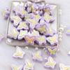 Nuevo electrochapado agujero mariposa diy diadema hecha a mano tocado material de decoración paquete cuentas sueltas al por mayor