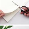 Tesoura de escritório para estudantes, ferramenta de corte de papel artesanal, tesoura multifuncional para arte com conta de mão, tesoura portátil sem as mãos