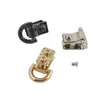 Accesorios de Metal para Bolsos Pequeños de Cuero, Anillas en D y Hebillas en D para los Lados del Bolso, Cadenas Metálicas para Colgar Bolsos