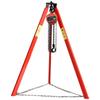 Soporte de polipasto eléctrico con trípode telescópico de 2-5T, soporte triangular de elevación, soporte de bloque de cadena