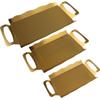 Bandeja Binaural Personalizada de Fábrica Plato Rectangular para Cena Bandeja para Té Bandeja para Pan Horneado Pastel Postre Oro Plata