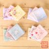Pañuelo Estampado de Algodón Puro Hilo Peinado Años 60 Pañuelo Estampado para Mujer Estilo Japonés Pañuelo de Alta Calidad Bufanda Cuadrada