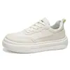 Zapatos Casuales Nuevos de Verano para Hombre Calzado Deportivo Casual para Exteriores Zapatos Deportivos Modernos Zapatos Deportivos para Hombre Estilo Británico Superficie de Cuero Zapatos de Trabajo