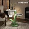 Lámpara de pie de flor creativa sala de estar 2024 nuevo lado del sofá algunos dormitorio mesita de noche estante lámpara de mesa integrada