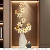 Elegantes Jarrones Cerámicos con Patrón de Piedra para Nichos de Entrada y Gabinetes Altos, Arreglos Florales, Venta Directa de Fábrica