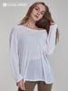 Nova Blusa de Yoga Outono Feminina Solta Costas Bonitas Casual Esportes Fitness Top Leve Respirável Roupas de Yoga Manga Longa