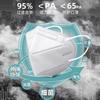 Máscara Hua Yixi kn95 Respirável Proteção Descartável Branca Anti-Poeira Industrial Máscara para Boca Água Smog