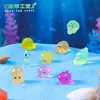 Micro-Paisaje Creativo Luminoso Animales Marinos Cangrejo Ermitaño Caballo Marino Pequeño Lindo Accesorios Decorativos DIY Pequeños Adornos