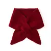 Bufanda de Punto Perforada 100% Cachemira Estilo Nuevo, Calentador de Cuello de Punto de Cachemira, Bufanda Pequeña de Punto de Cachemira en Stock