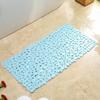 Tapete Quadrado Médio Antiderrapante para Banheiro Tapete de Banho Tapete de Massagem para Banheiro Cor Sólida Tapete Antiderrapante de PVC