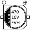 Fabricante de condensadores electrolíticos de aluminio de parche 35V150uF 6.3*7.7 100uF/35V Suministro de serie completa Fulong