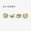 Botones Metálicos Cosidos a Mano de Plata Real con Superficie Cóncava Irregular para Camisas, Botones de Forma Especial para Cárdigans, Suéteres y Abrigos, Botones Decorativos