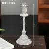 Portavelas Estilo Europeo Aleación de Zinc Portavelas de Cinco Brazos Tres Brazos Portavelas Estilo Europeo Mesa de Comedor Cena a la Luz de Velas Decoración del Hogar Adornos