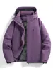 Jaqueta de inverno acolchoada e espessa Enbu masculina, estilo unissex, quente e resistente ao frio, adequada para homens e mulheres.