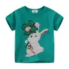 26 Camisetas Infantis de Manga Curta de Fábrica Transfronteiriça Europeia e Americana, Promoção de Liquidação de Camisetas Infantis de Manga Curta, Distribuição e Dropshipping de Camisetas