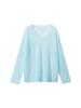 Suéter de Alpaca + Lana de Oveja Suave y Cómodo Cuello V/Cuello Redondo Clip para Fumar Estambre Floral Otoño 2024 para Mujer 082