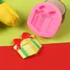 Caixa de Presente Silicone Fondant Molde Chocolate Artesanal Bolo Decoração Biscoito Assar Doméstico Cozinha Suprimentos Atacado