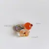 Carillón de viento de jade natural Flor de osmanthus Colgante pequeño Encanto de pulsera Lirio del valle Colgante para pulsera DIY