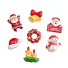 Acessórios de Resina Desenho Animado DIY Joias 11 Natal Cola de Chantilly Grampos de Cabelo Capas de Celular Fivelas de Sapato Pingentes de Chaveiro