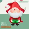 Nueva Serie de Decoración para Fiesta Navideña Mini Muñeco de Nieve, Anciano, Reno, Árbol de Navidad Globos de Papel de Aluminio Serie Navideña