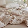 Verano Lujo Ligero Lanjing Tencel Fresco de Verano Lavable Habitación con Aire Acondicionado Seda de Hielo Colcha Fina Juego de Cuatro Piezas Colcha Fina